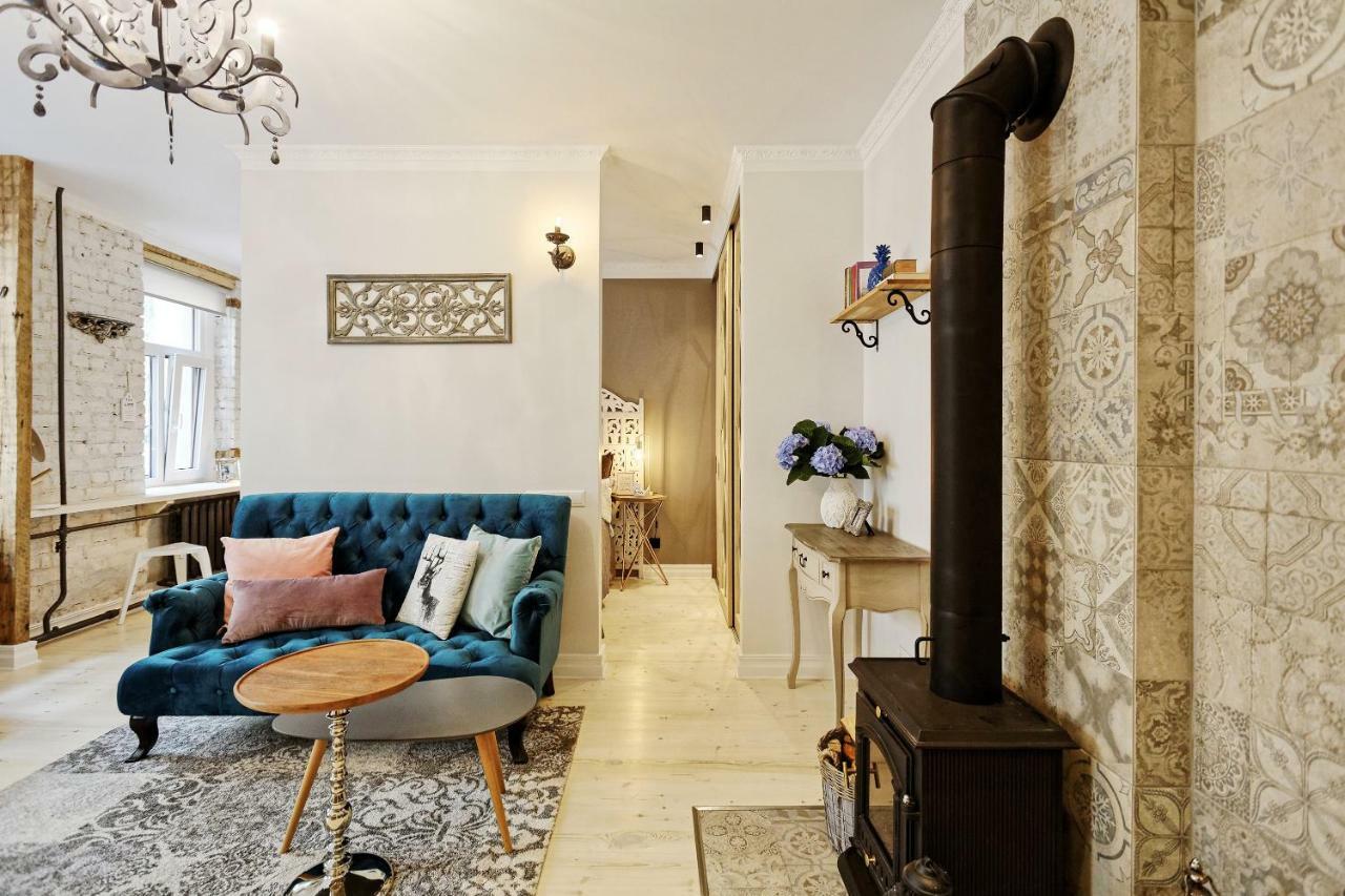Riga Silent Center Boutique Apt. +Free Parking المظهر الخارجي الصورة