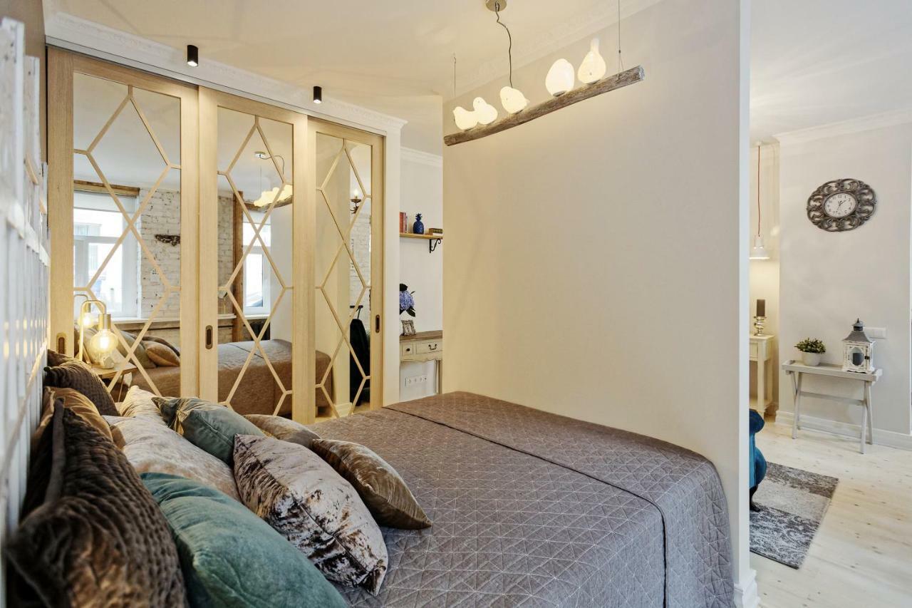 Riga Silent Center Boutique Apt. +Free Parking المظهر الخارجي الصورة