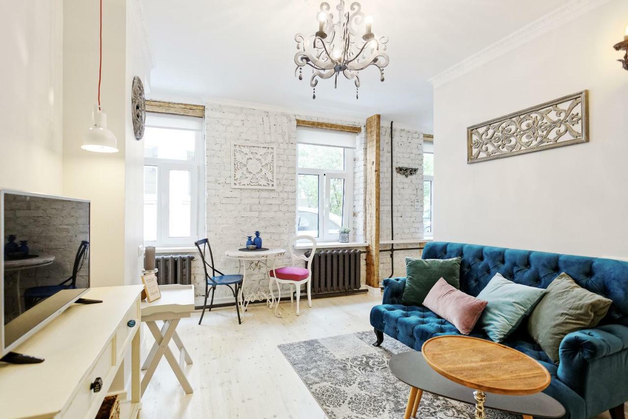 Riga Silent Center Boutique Apt. +Free Parking المظهر الخارجي الصورة